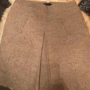 Leopard Beige Skirt